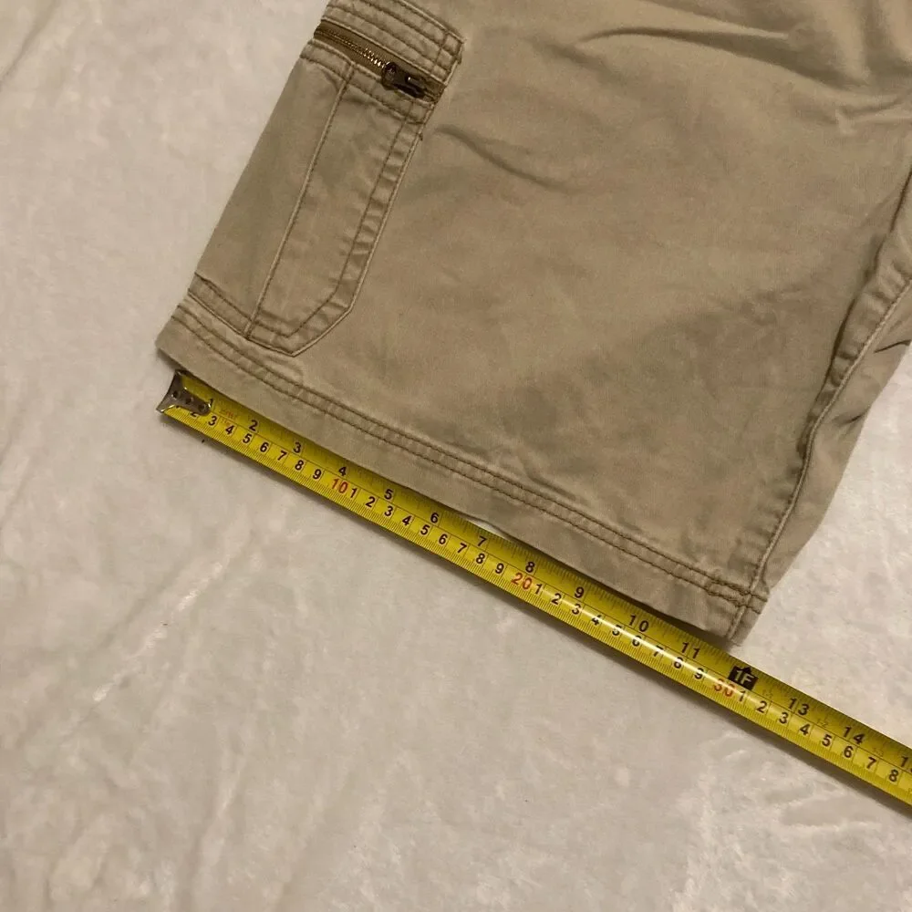 G.H. Bass & Co. Mens KHAKI‎ Groundwork Shorts 34x10 TAN